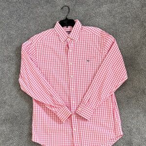 Men's Pink Gingham Shirt